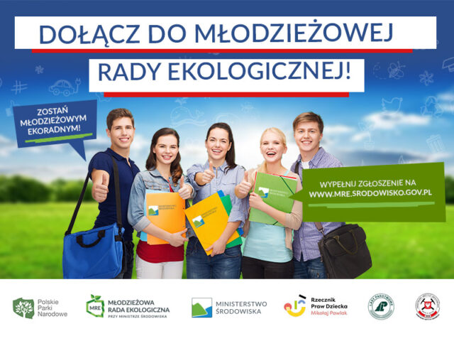 Plakat młodzieżowej rady ekologicznej