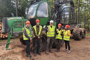 Klasa III A i jesienne Tatry.