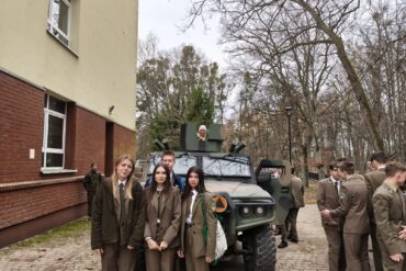 Wyjazd szkolnego koła łowieckiego na strzelnicę