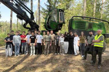 Wizyta uczniów Technikum Leśnego w Białowieży na Giełdzie Papierów Wartościowych w Warszawie
